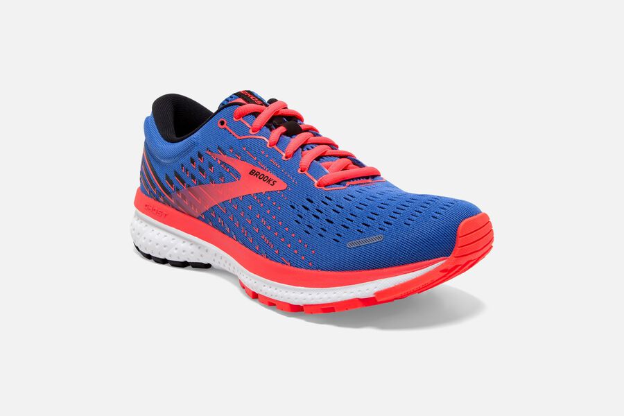 Brooks Ghost 13 Road Loopschoenen Dames - Blauw/Oranje - 702968ENF